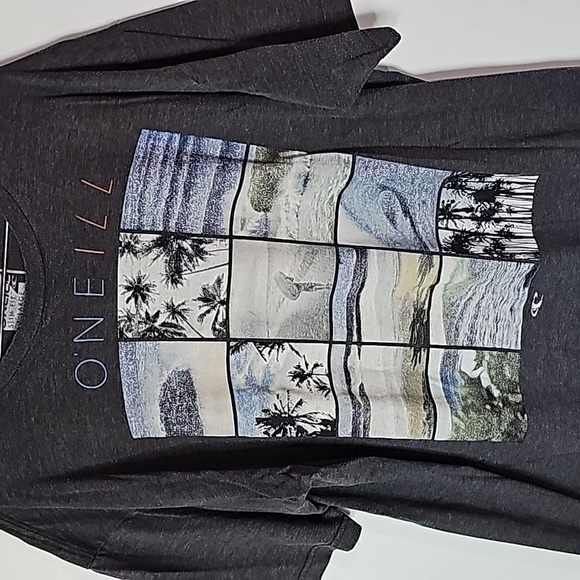 O'Neil large gray slim fit short sleeve shirt - Picture 3 of 5